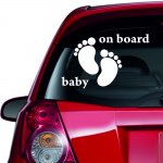 Car sticker - Baby on board 25